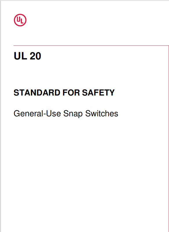 UL 20 PDF